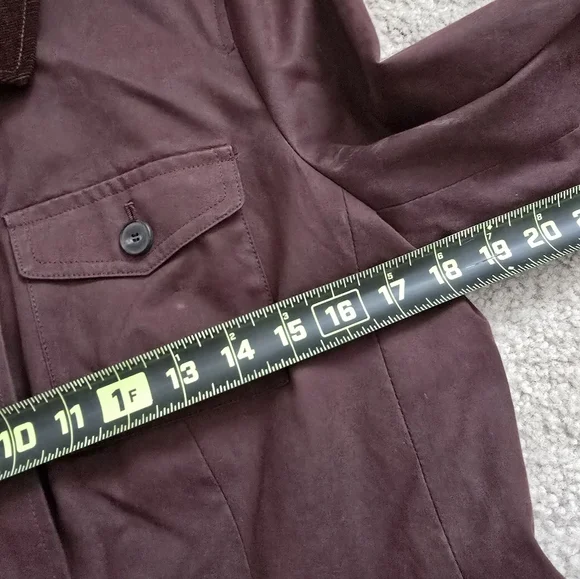 NWOT TALBOTS Brown Waxed Barn Jacket - Picture 8 of 8